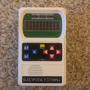Electronic football handheld game New w/o box
